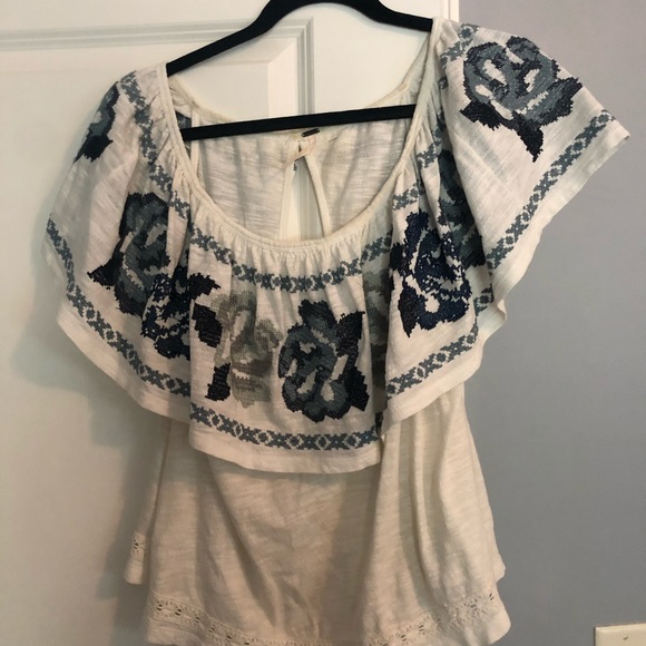 Free People Off The Shoulder Top - Picture 4 of 5